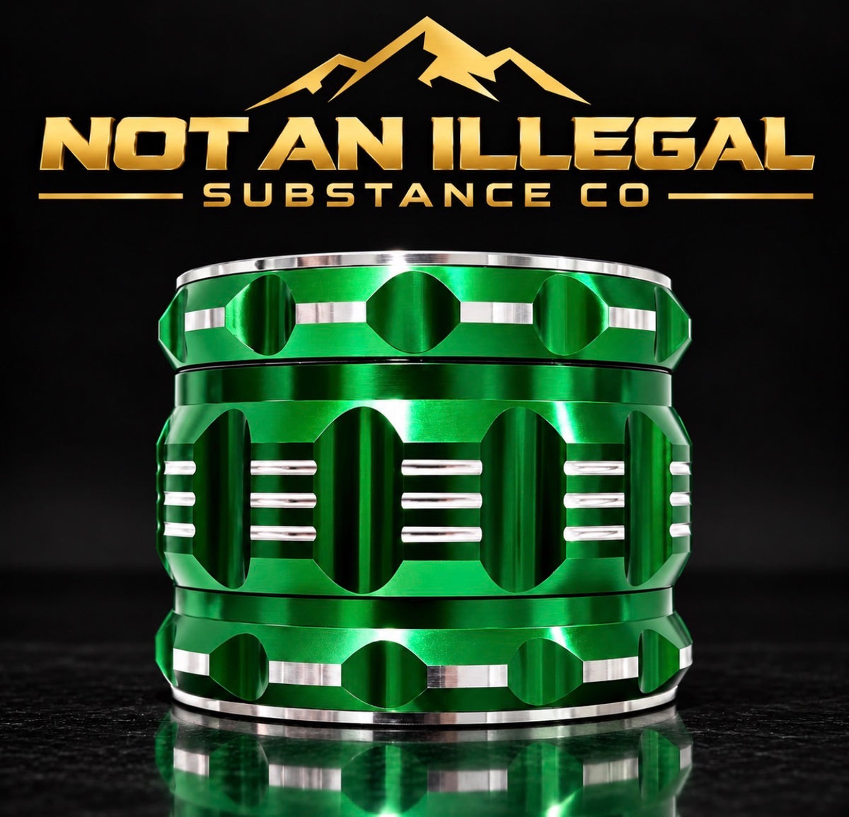 4 LAYER 2.5 INCH HEAVY DUTY ALUMINUM HERB GRINDER, ERGONOMIC, SHARP TEETH