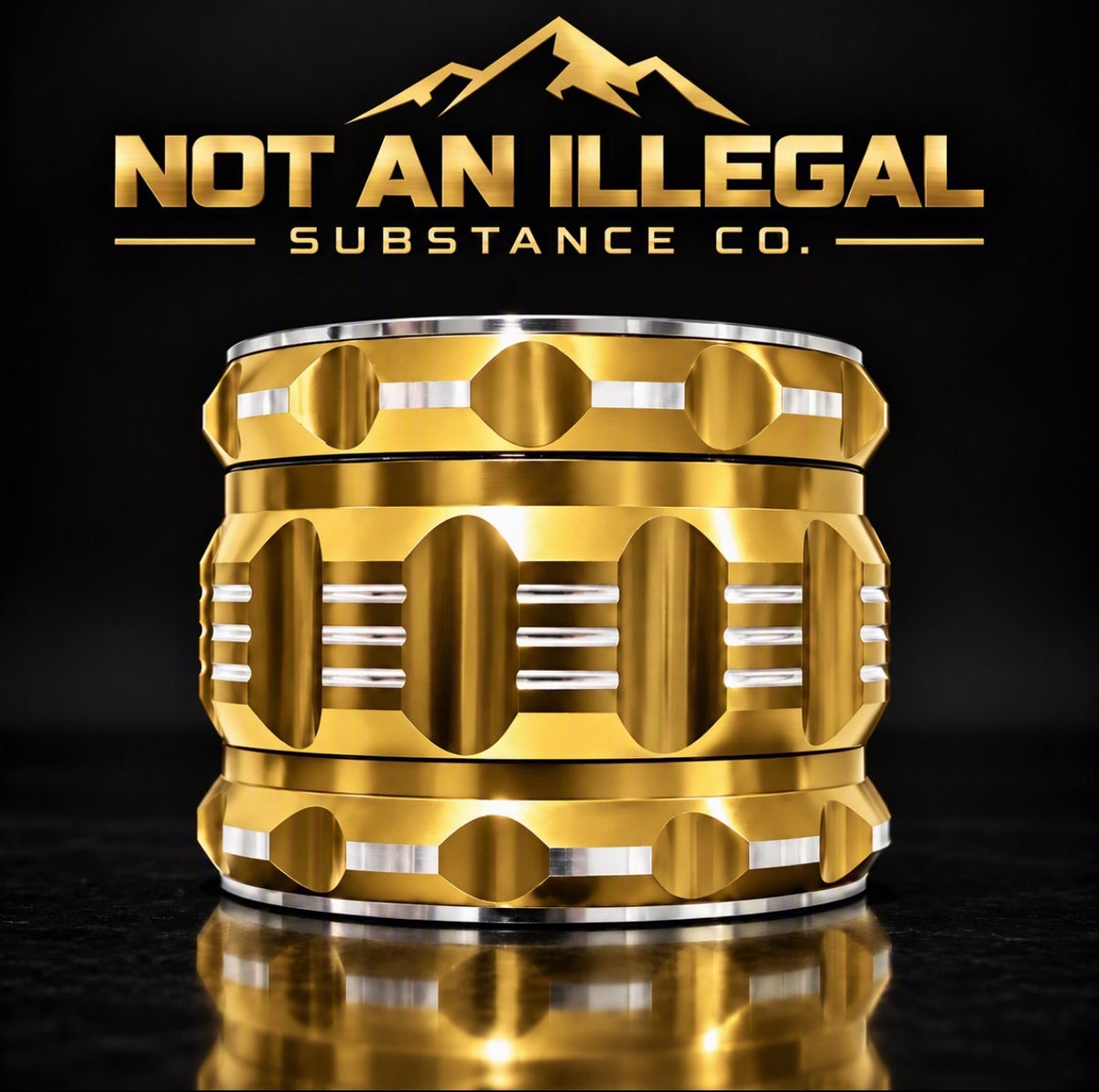 4 LAYER 2.5 INCH HEAVY DUTY ALUMINUM HERB GRINDER, ERGONOMIC, SHARP TEETH