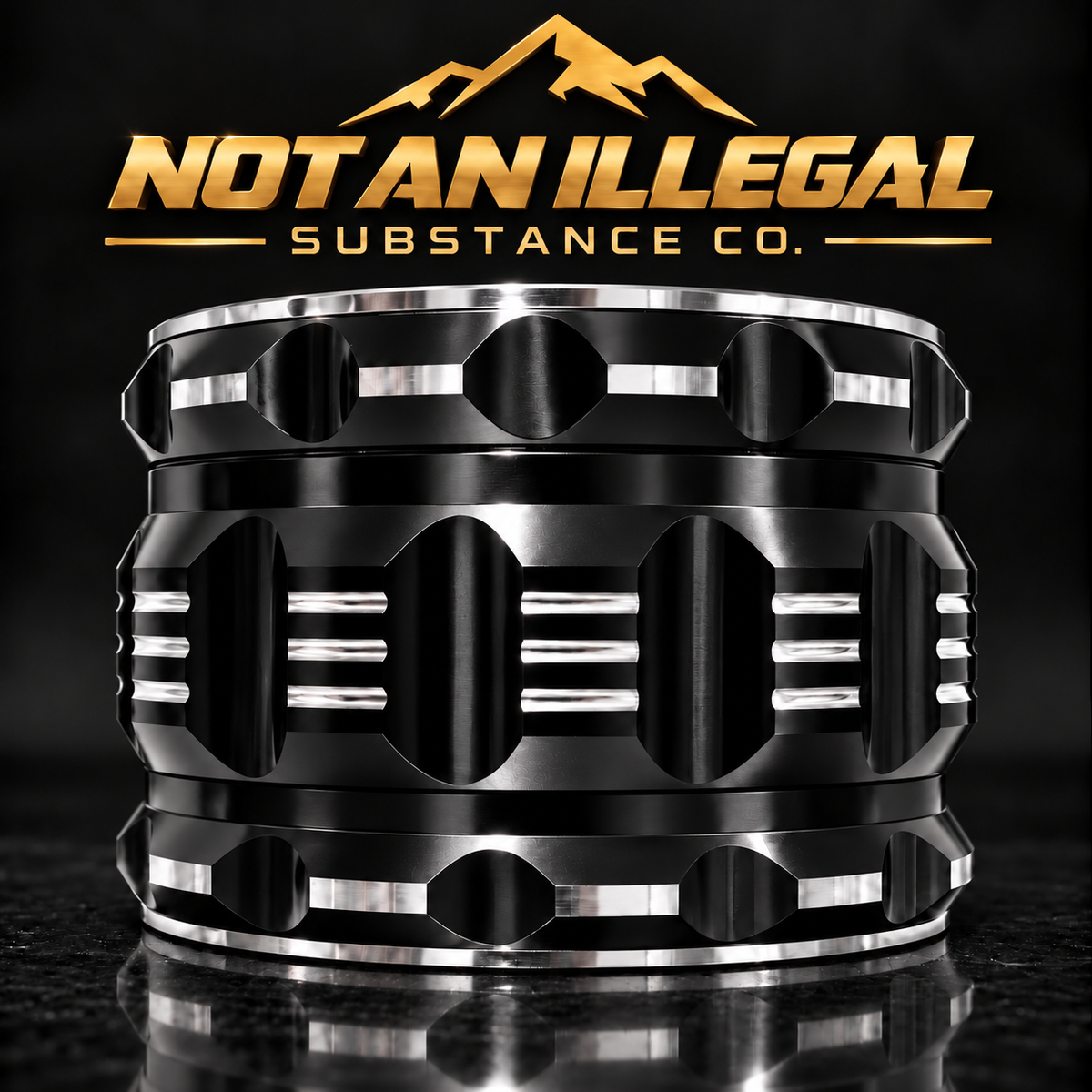 4 LAYER 3 INCH, HEAVY DUTY, ALUMINUM HERB GRINDER, ERGONOMIC, SHARP TEETH